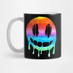 Smiley face metling (rainbow / multicolor) Mug